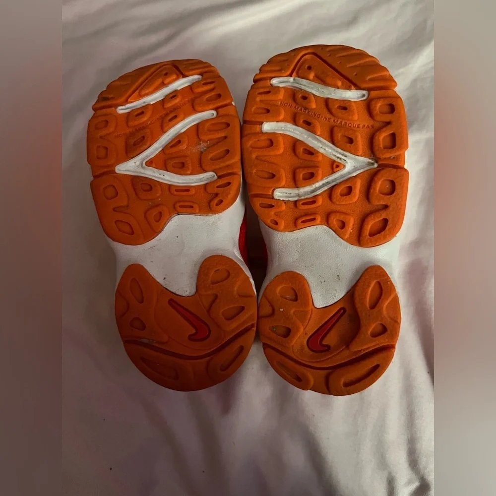 Nike Kids bright red and orange Sneakers